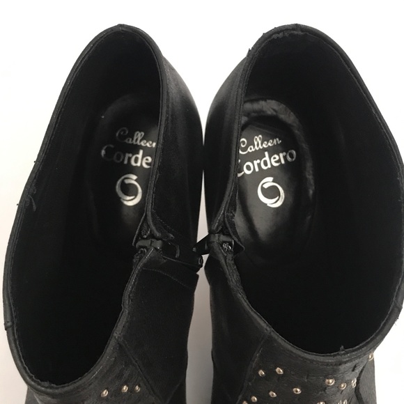 Calleen Cordero Black Studded Booties - Picture 6 of 8